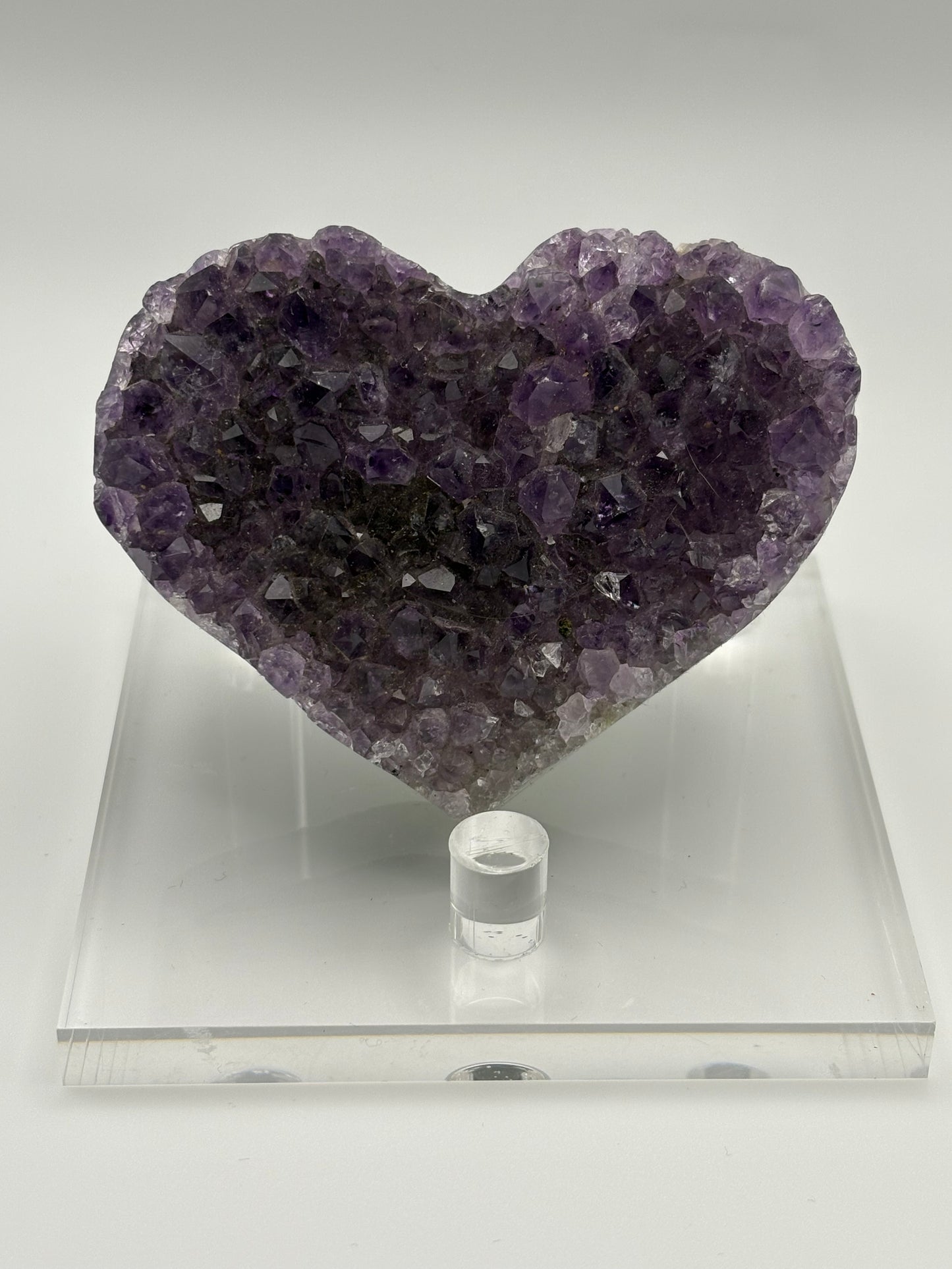 Amethyst Heart Shape Cut Base